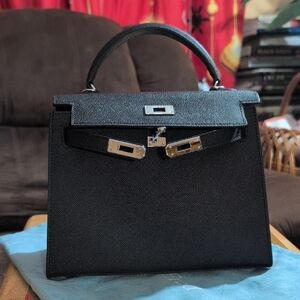 Tiffany & Fred Elegant Black Handbag